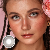 Lentes de contacto de color gris Calytrix